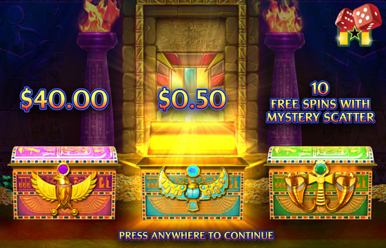 Ancient Egypt Slot Scatter Bonus Round