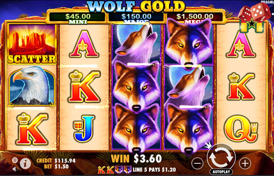 Pragmatic Play Wolf Gold Bitcoin Slot at Stake Casino Ghana